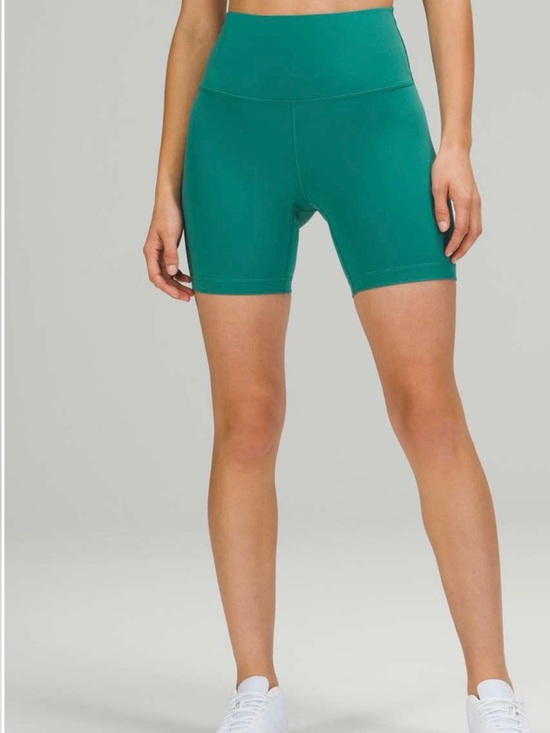 Lululemon Wunder Train High-Rise Short 6” teal lagoon Size 12 - Picture 6 of 7
